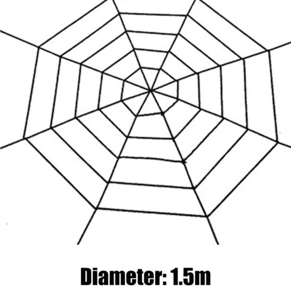 Halloween Black Spider Webbing With Outdoor Indoor Decorations - Picture 3 of 3